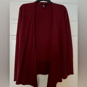 FOREVER 21 Burgundy Cardigan. Size small. New without tags. Excellent condition.